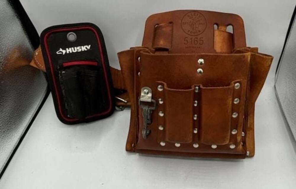 Klein Leather Tool Pouch with XL Leather Tool Belt